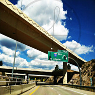 Arizona I40 Turnoff for LA
