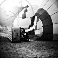 Firing Up Balloon BW