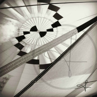 Inside Hot Air Balloon BW