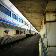 Burlington Station Amtrak on Tracks