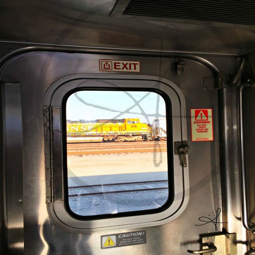 Bnsf 515 Through Train Window