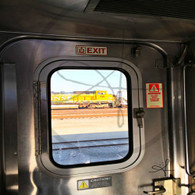 BNSF 515 through Train Window