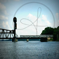 Amtrak Exiting Rail Bridge