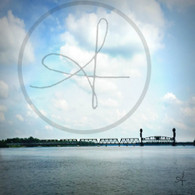 Amtrak on Burlington Rail Bridge