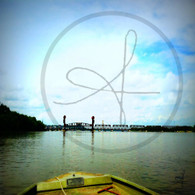 Rail Bridge View from Jon Boat