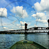 Jon Boat and Rail Bridge
