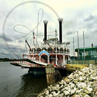 American Queen Front at Port