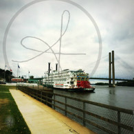 Sidewalk View of American Queen