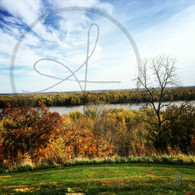 Crapo Bluff Overlook Autumn 5x7