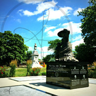 Chandler Park Facing the Storm Statue