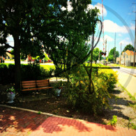 Macomb Station Bend and Bricks