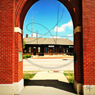 Macomb Train Station thru Arch