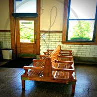 Macomb Station Door and Benches
