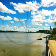 Rail Road Bridge from Riverfront