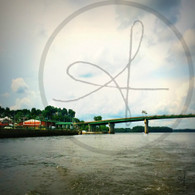 Port and Bridge View from Mississippi