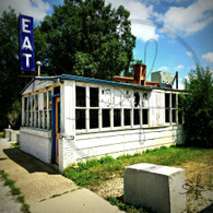 Maidrite Building Eat Sign