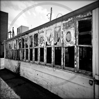 Maidrite Eat Sandwich Windows BW