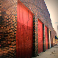 Red Firehouse Doors