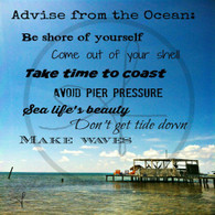 Advise from the Ocean 10x10