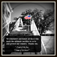 USA Flag Memorial Day 10x10