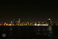 Chicago Skyline at Night 8x10