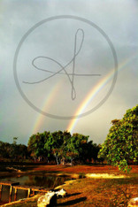 Belize Double Rainbow 11x14