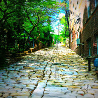 Cobblestone Alley from Washington St