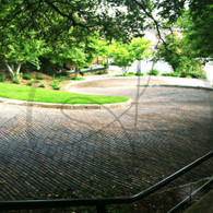 Snake Alley Curve and Stair Railing