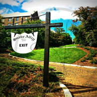 Snake Alley Exit Sign
