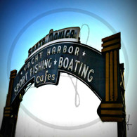 Santa Monica Pier Sign