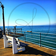 Santa Monica Bench View