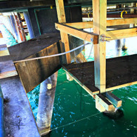 Boards under Pier