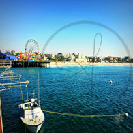 Santa Monica Pier View Beach