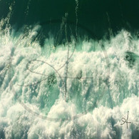 Pacific Ocean Foam Close Up