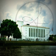 Memorial Auditorium from River