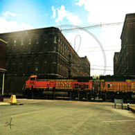 BNSF Engine 5646 and Train