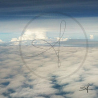 Belize Large Cloud from Plane