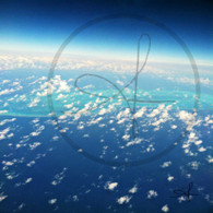 Belize Clouds over Caribbean Blue