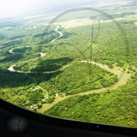 Belize River From Plane