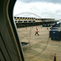 Belize Airport from Plane Window
