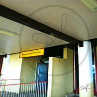 Belize Airport Arrival Door