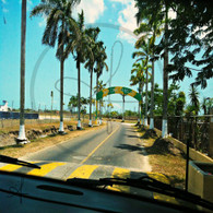 Belize Welcome Sign Airport