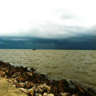 Belize City Sea Storm Edge