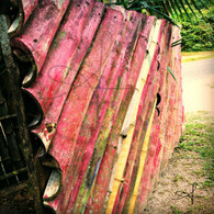 Belize Howler Monkey Bamboo Gate
