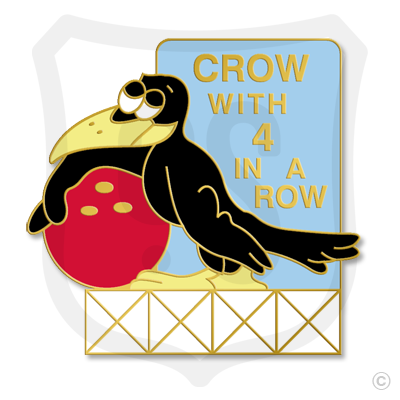 Crow with 4 in a Row