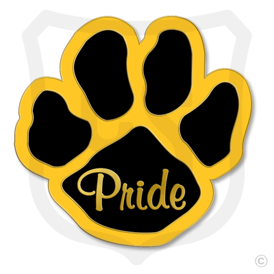 Paw Pride (Black & Gold)