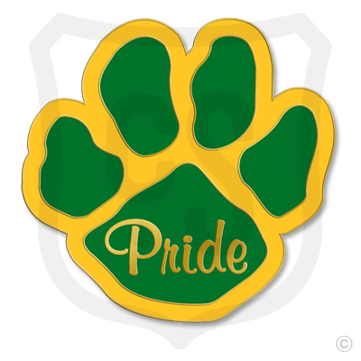 Paw Pride (Green & Gold)