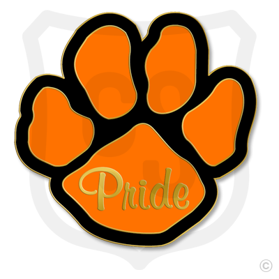 Paw Pride (Orange & Black)