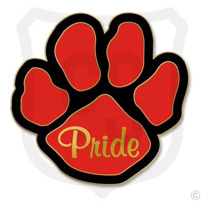Paw Pride (Red & Black)