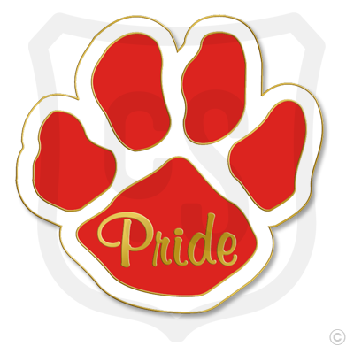 Paw Pride (Red & White)